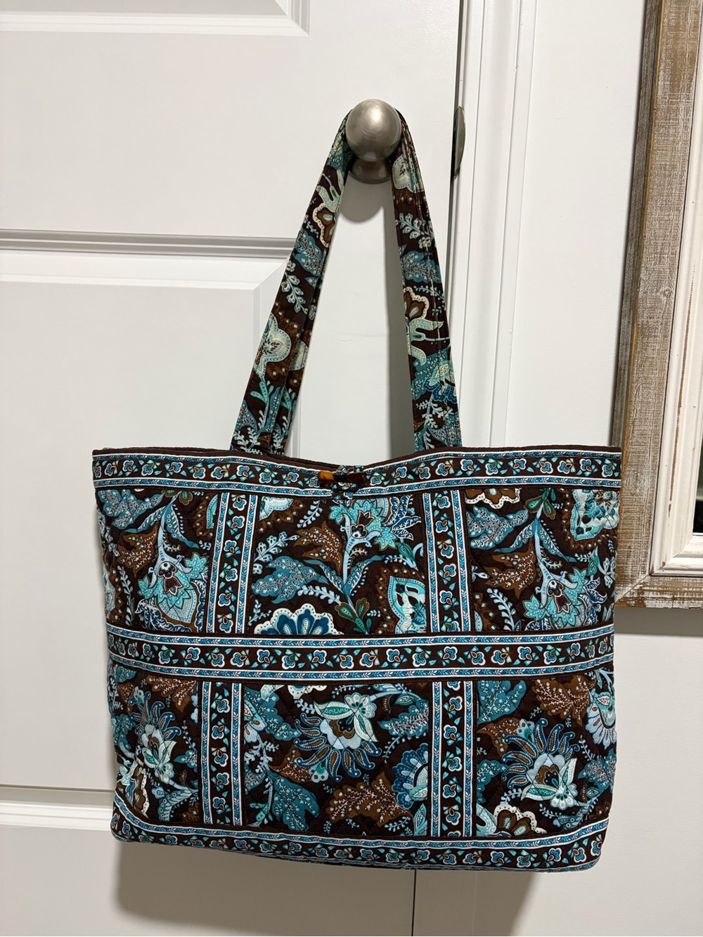 Vera Bradley Java Blue XL Tote